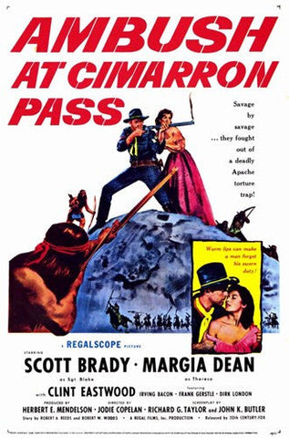 Ambush At Cimarron Pass Movie Poster Print