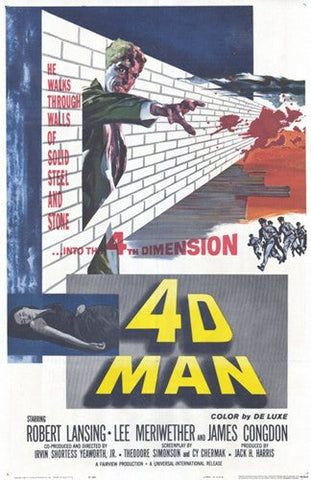 4D Man Movie Poster Print