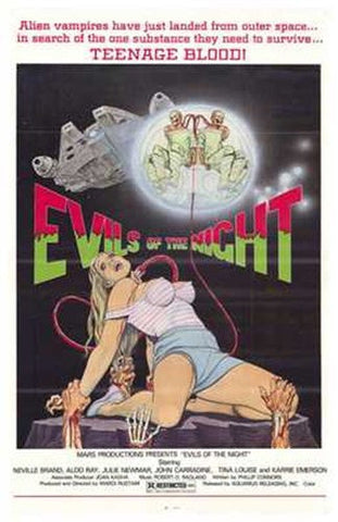 Evils of the Night, c.1985 Movie Poster Print