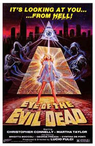 Eye of the Evil Dead Movie Poster Print