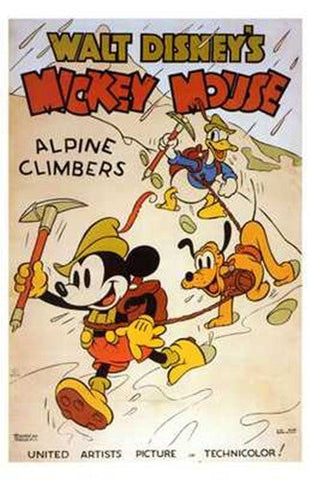 Alpine Climbers Movie Poster Print