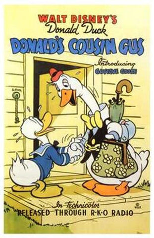 Donald's Cousin Gus Movie Poster Print