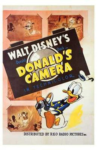 Donald's Camera Movie Poster Print