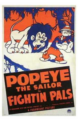 Fightin' Pals Movie Poster Print