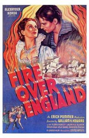 Fire Over England Movie Poster Print