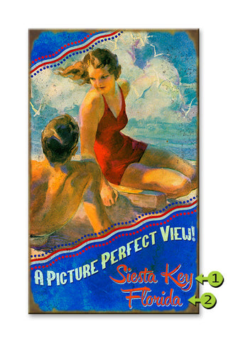 A Picture Perfect View Metal 18x30