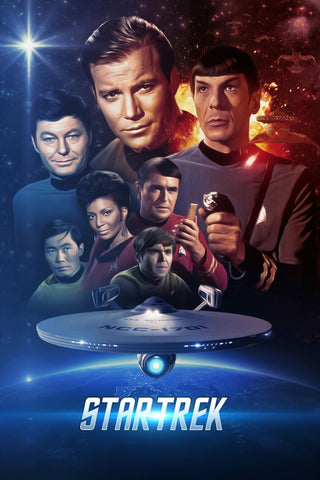 Star Trek Style: 2 - 11 x 17 inch. TV Show Poster