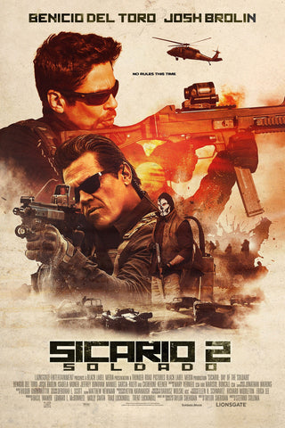 Sicario: Day of the Soldado Style D Movie Poster 11 x 17 inch