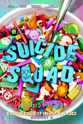 Suicide Squad Style E Movie Poster 27 x 40 inch