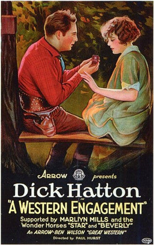 A Western Engagement Movie Poster Print
