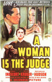A Woman is the Judge Movie Poster Print