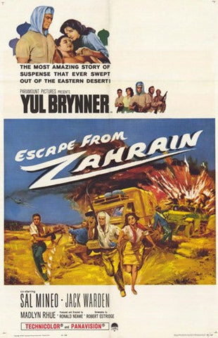 Escape From Zahrain Movie Poster Print