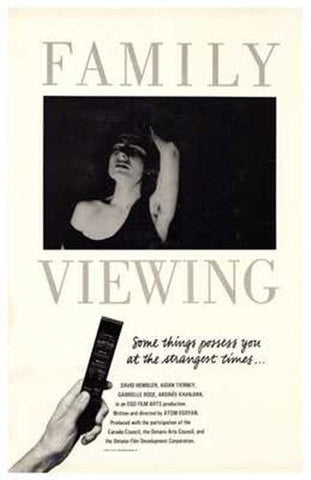 Family Viewing Movie Poster Print