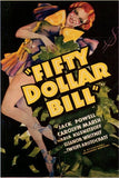 Fifty Dollar Bill Movie Poster Print
