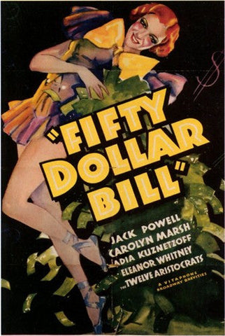 Fifty Dollar Bill Movie Poster Print