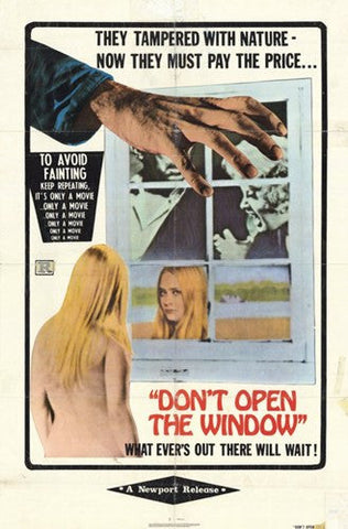 Don't Open the Window Movie Poster Print