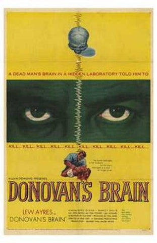 Donovan's Brain Movie Poster Print