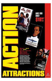Action Attractions Movie Poster Print