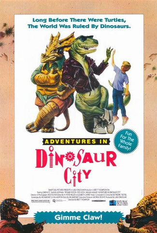 Adventures in Dinosaur City Movie Poster Print