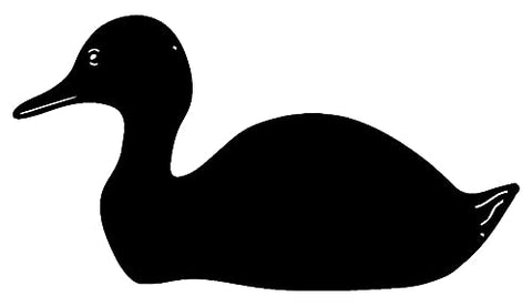 Duck Laser Cut Out Wall Decor Silhouette Metal Sign 10.5×19