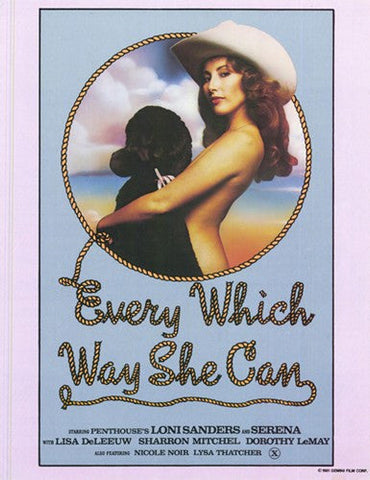 Every Which Way She Can, c.1981 Movie Poster Print