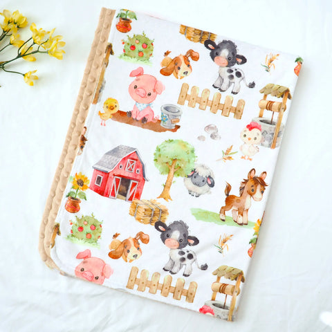 Honey Lemonade - Premium Baby & Toddler Minky Blanket