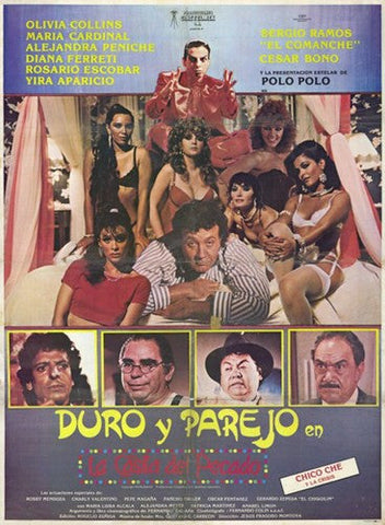 Duro y parejo en la casita de pecado Movie Poster Print