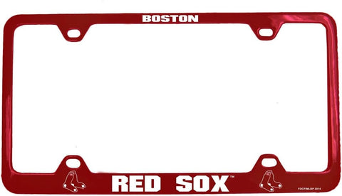Boston Red Sox License Plate Frame Laser Cut Blue