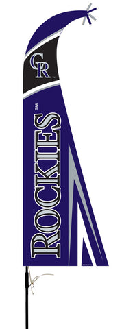 Colorado Rockies Flag Premium Feather Style CO