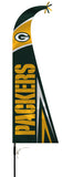 Green Bay Packers Flag Premium Feather Style CO