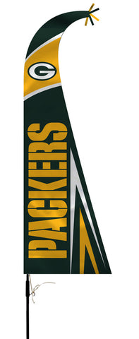 Green Bay Packers Flag Premium Feather Style CO