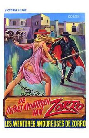 Erotic Adventures of Zorro Movie Poster Print