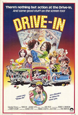 Drive-In Movie Poster Print