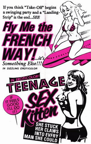 Fly Me the French Way-Sex Kittens Movie Poster Print
