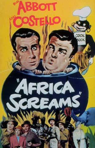 Abbott and Costello, Africa Screams, c.1949 - style A Movie Poster Print