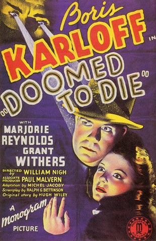 Doomed to Die Movie Poster Print