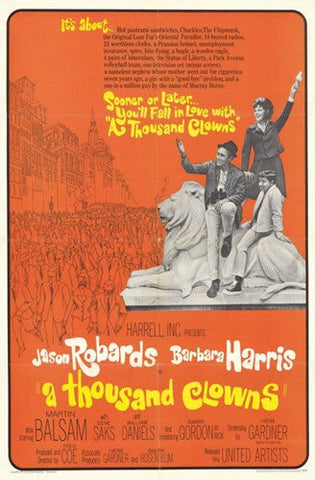 A Thousand Clowns Movie Poster Print