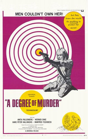 A Degree of Murder Movie Poster Print