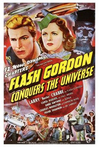 Flash Gordon Conquers The Universe Movie Poster Print