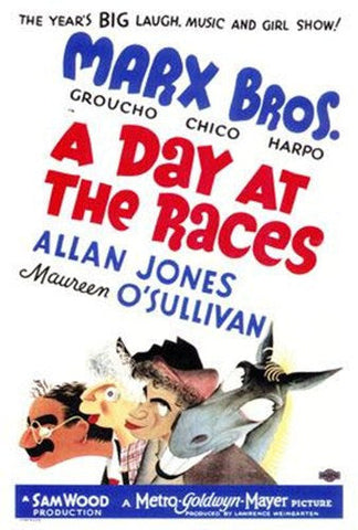 A Day At The Races Movie Poster Print