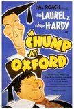 A Chump At Oxford Movie Poster Print