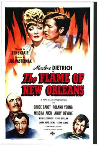 Flame Of New Orleans Movie Poster Print