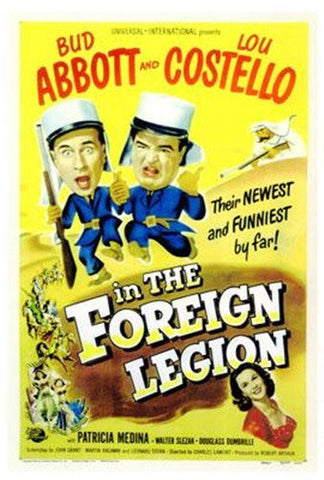Abbott Costello In The Foreign Legion Movie Poster Print