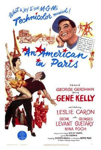 American In Paris Movie Poster Print