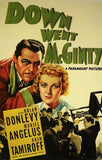 Down Went Mcginty Movie Poster Print