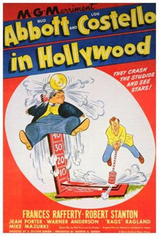 Abbott And Costello In Hollywood Movie Poster Print