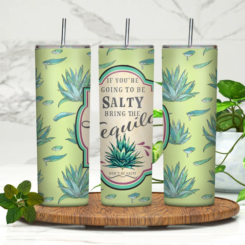 Tequila 20oz Skinny Tumbler