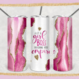 Girl Boss 20oz Skinny Tumbler