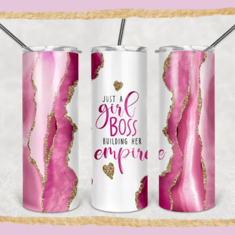 Girl Boss 20oz Skinny Tumbler
