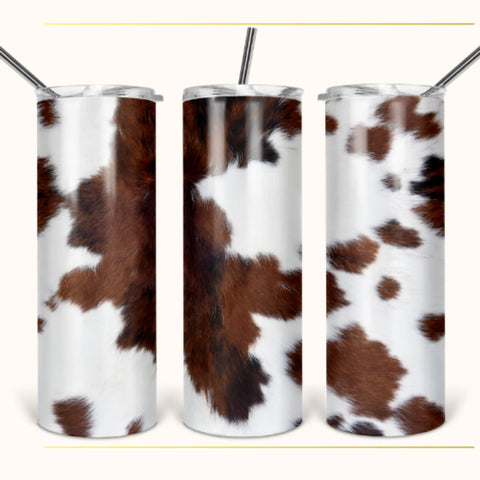 Cow Hide 20oz Skinny Tumbler